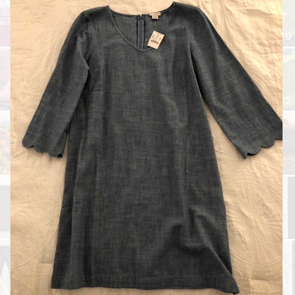 J. Crew chambray dress NWT